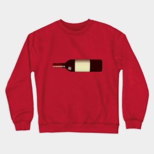 Merry Christmas Wine Bottle Crewneck Sweatshirt